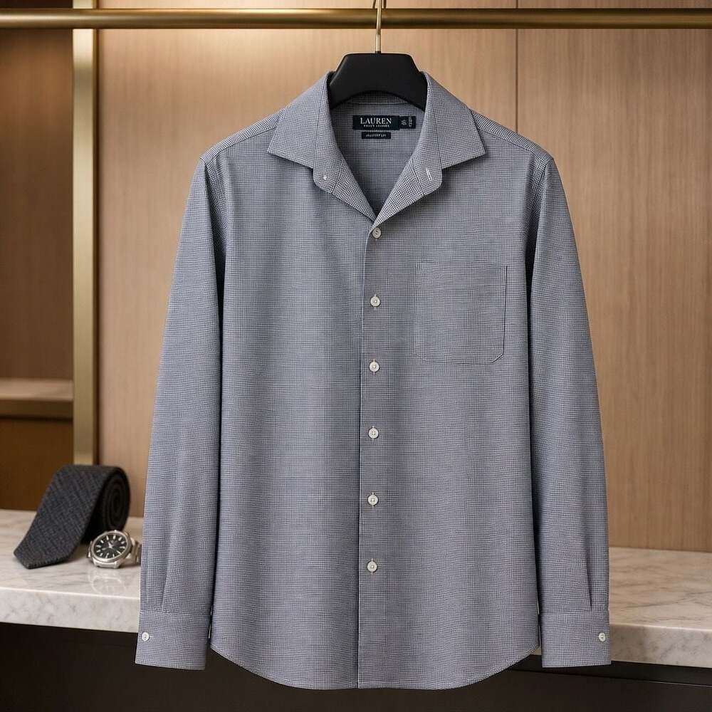 Lauren Ralph Lauren Classic Fit Stretch Non-Iron Shirt 16.5 32/33 #473